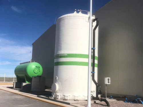 Tanques de fibra de vidrio verticales Tanques de fibra de vidrio verticales